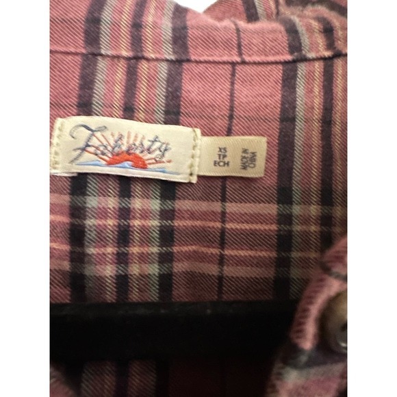 FAHERTY Olli Button Down Plaid Shirt Top - Women’s XS - Picture 3 of 5